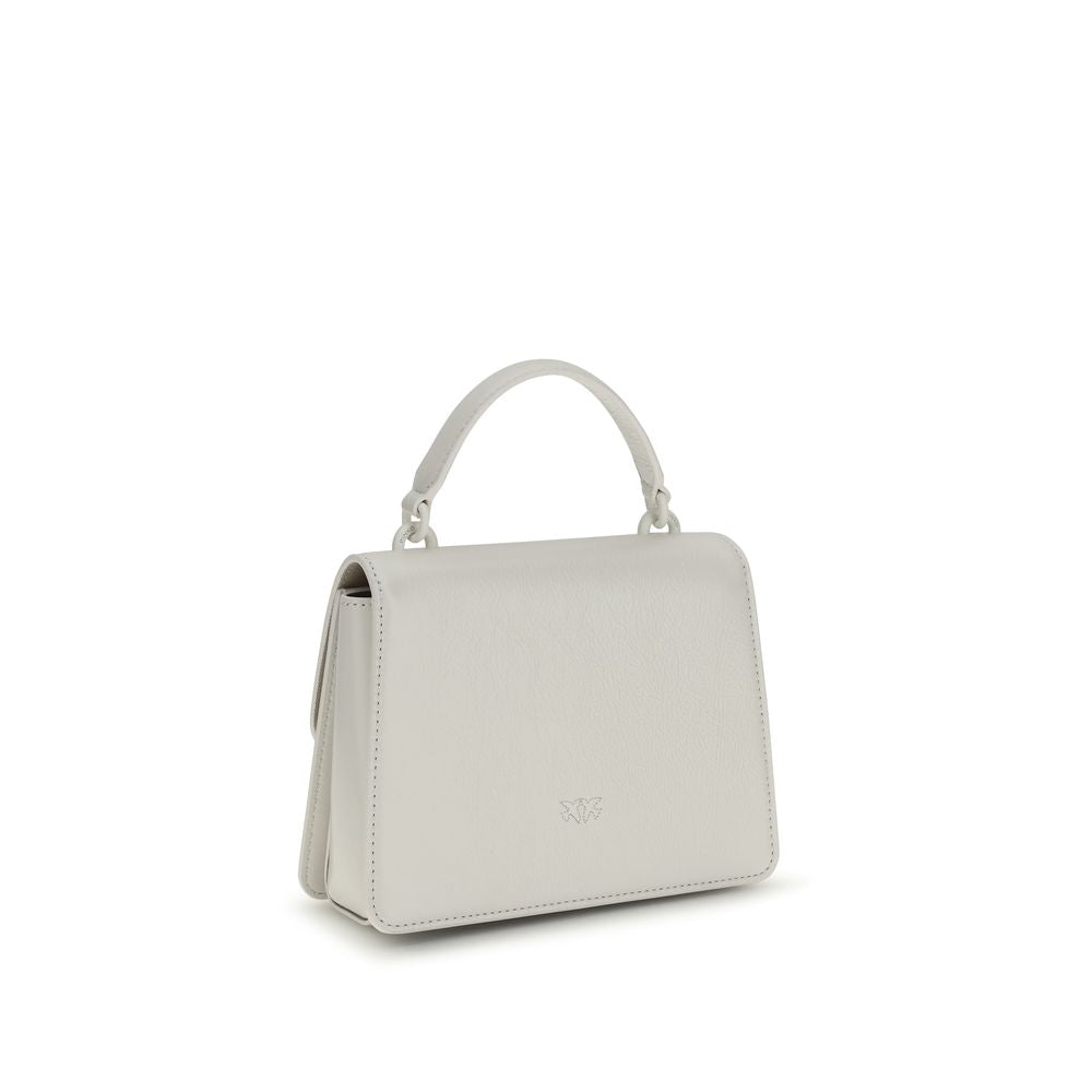 PINKO Weiße Ziegenleder-Handtasche