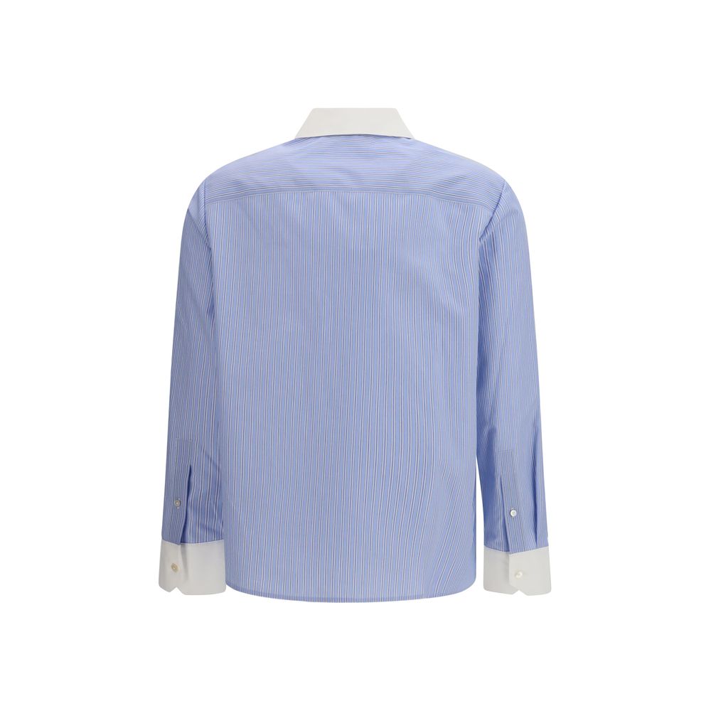 Tory Burch Blue Patterned Cotton Shirt