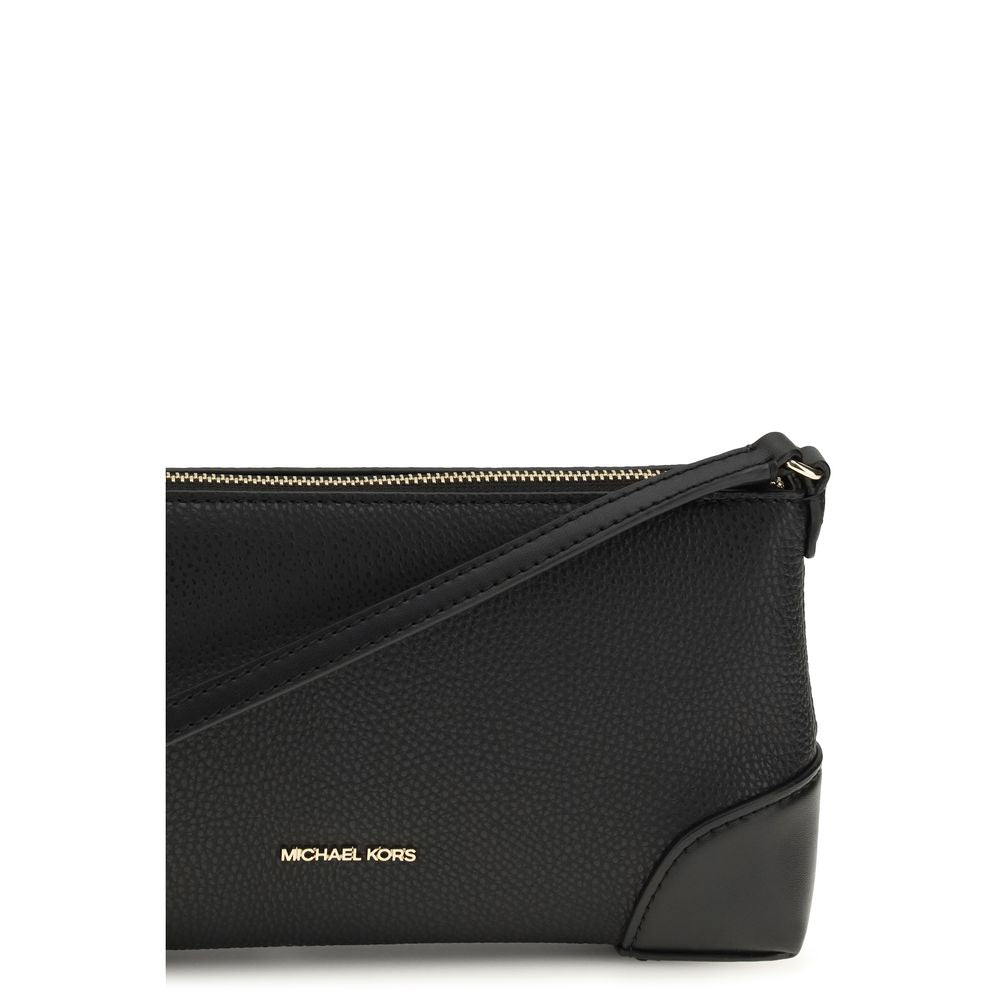 Michael Kors Schwarzes Kalbsleder Bos Taurus Portemonnaie