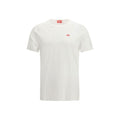 Diesel Weißes Baumwoll-T-Shirt