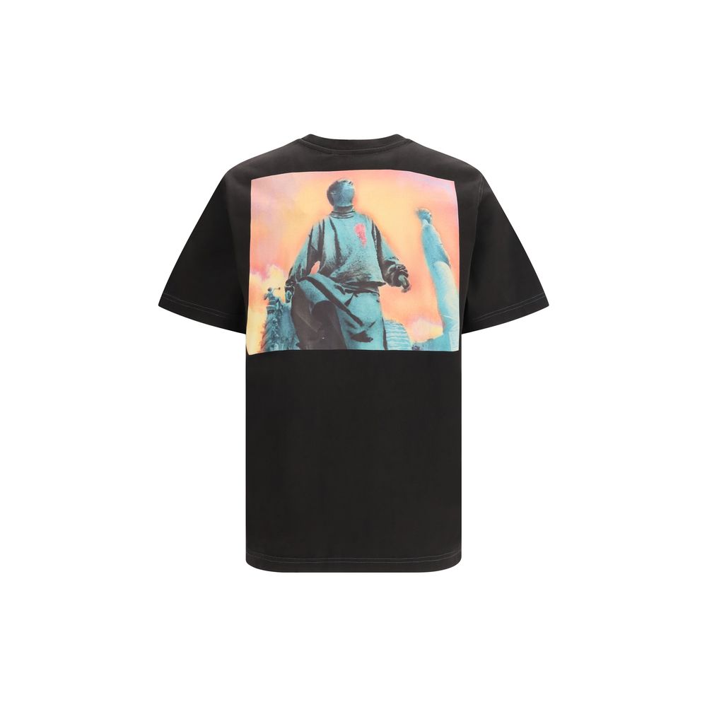 Diesel Schwarzes Baumwoll-T-Shirt