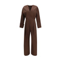 The Latest Brauner Baumwoll-Jumpsuit