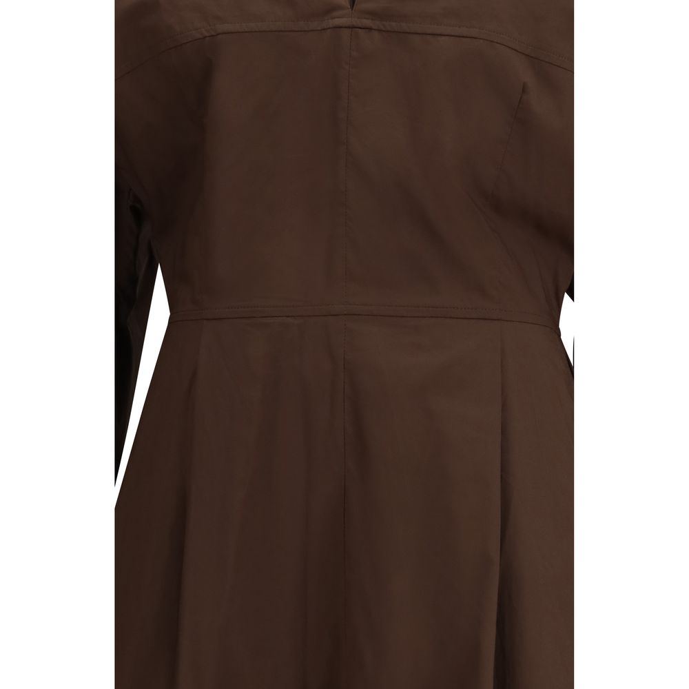 The Latest Brauner Baumwoll-Jumpsuit
