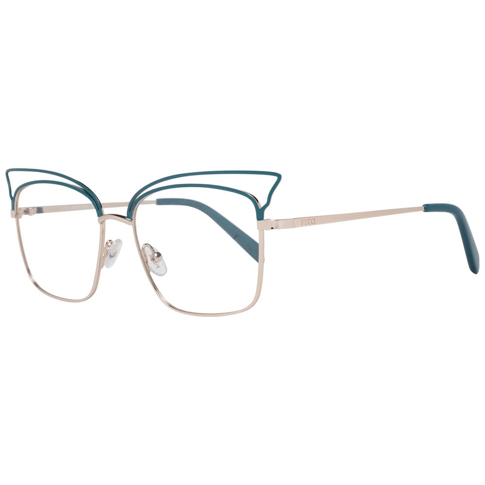 Emilio Pucci Turquoise Metal Glasses (Frame)