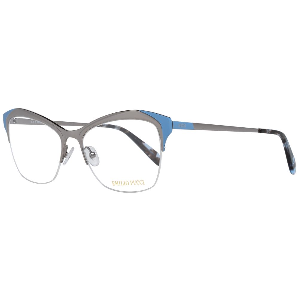 Emilio Pucci Brille aus silbernem Metall (Fassung)