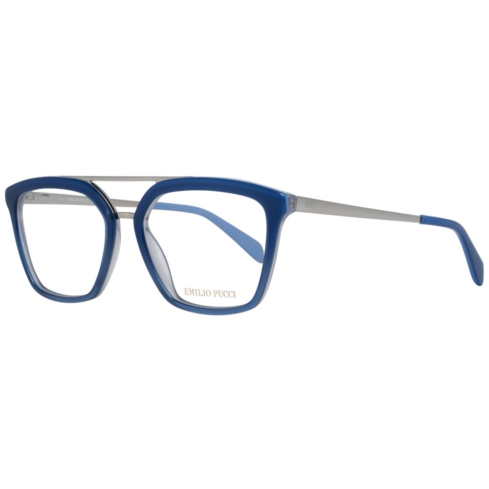 Emilio Pucci Blaue Brille aus Metall & Kunststoff (Fassung)