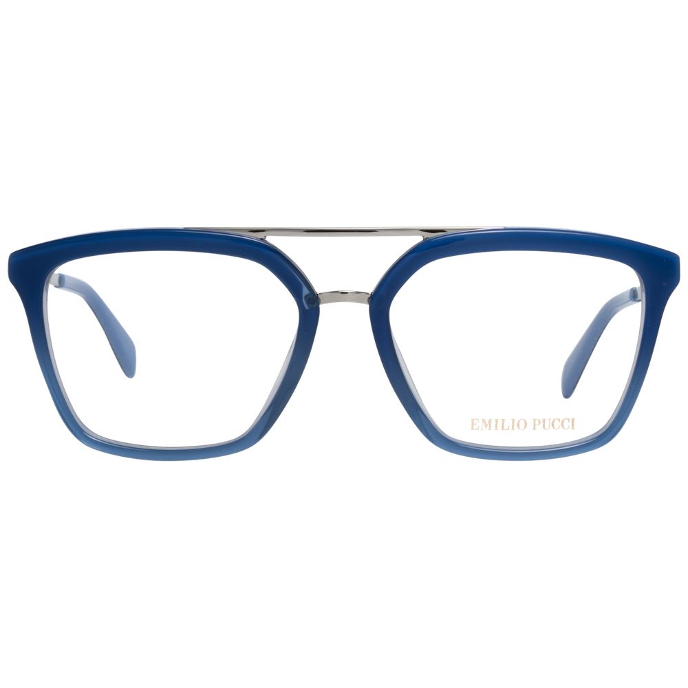 Emilio Pucci Blaue Brille aus Metall & Kunststoff (Fassung)