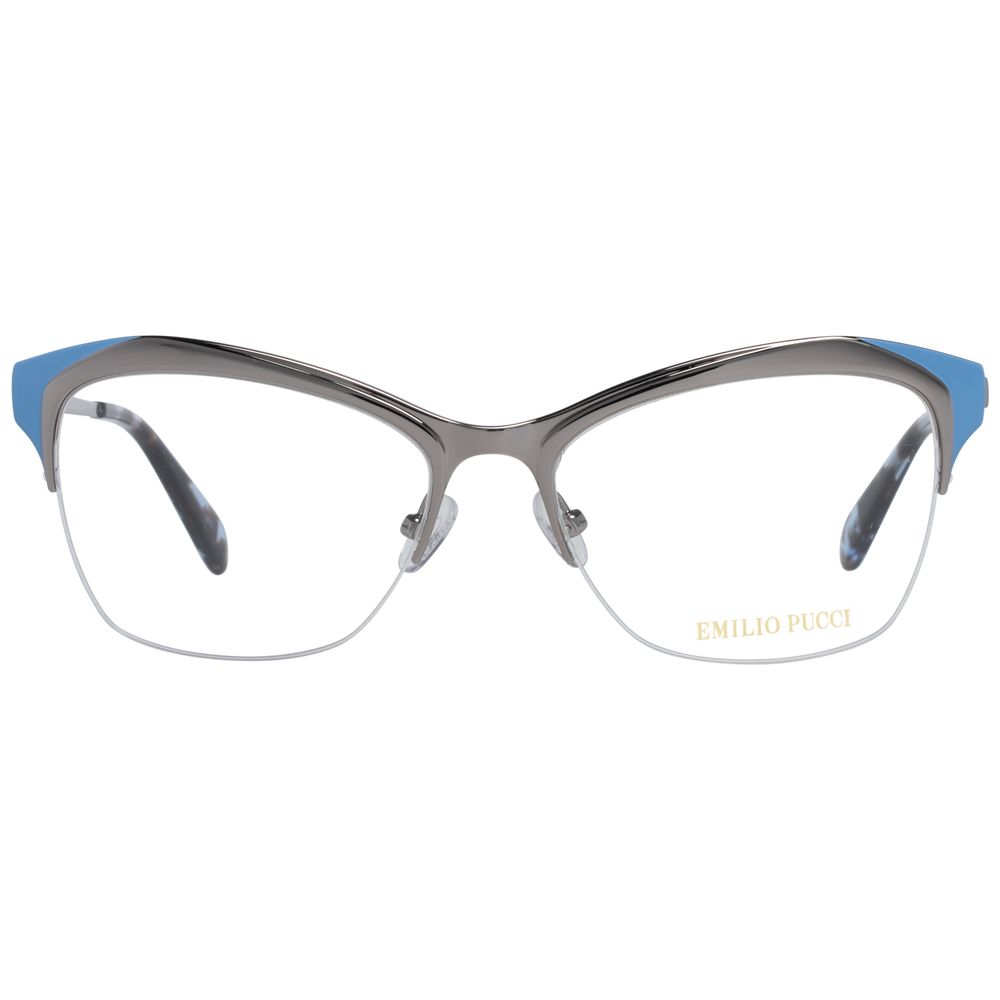 Emilio Pucci Brille aus silbernem Metall (Fassung)