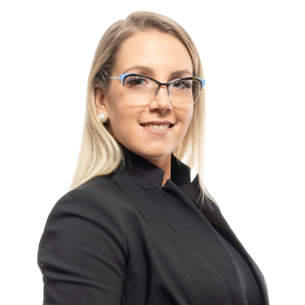 Emilio Pucci Brille aus silbernem Metall (Fassung)