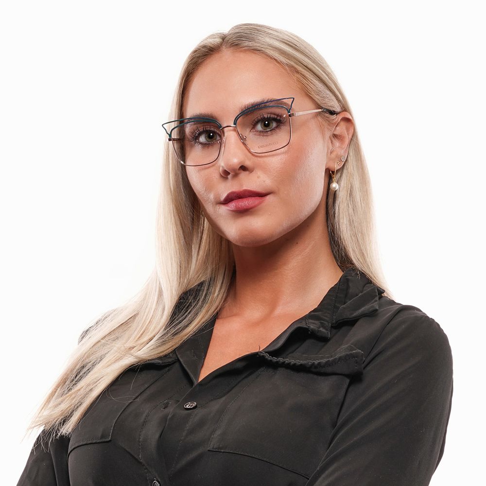 Emilio Pucci Turquoise Metal Glasses (Frame)