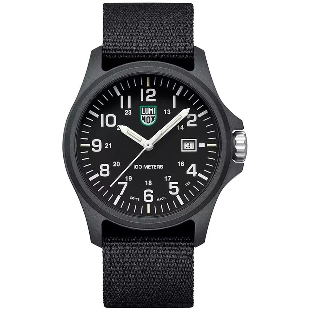 Luminox Schwarze Nylon-Sportuhr