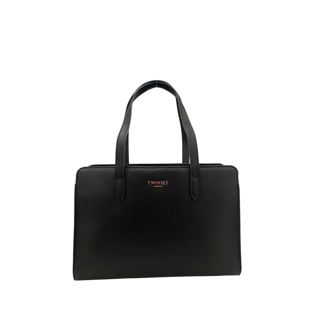 Twinset Women's Black PU Shoulder Bag