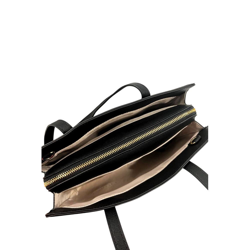 Twinset Women's Black PU Shoulder Bag