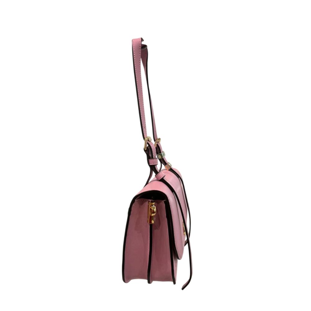 Twinset Pink PU Women's Shoulder Bag