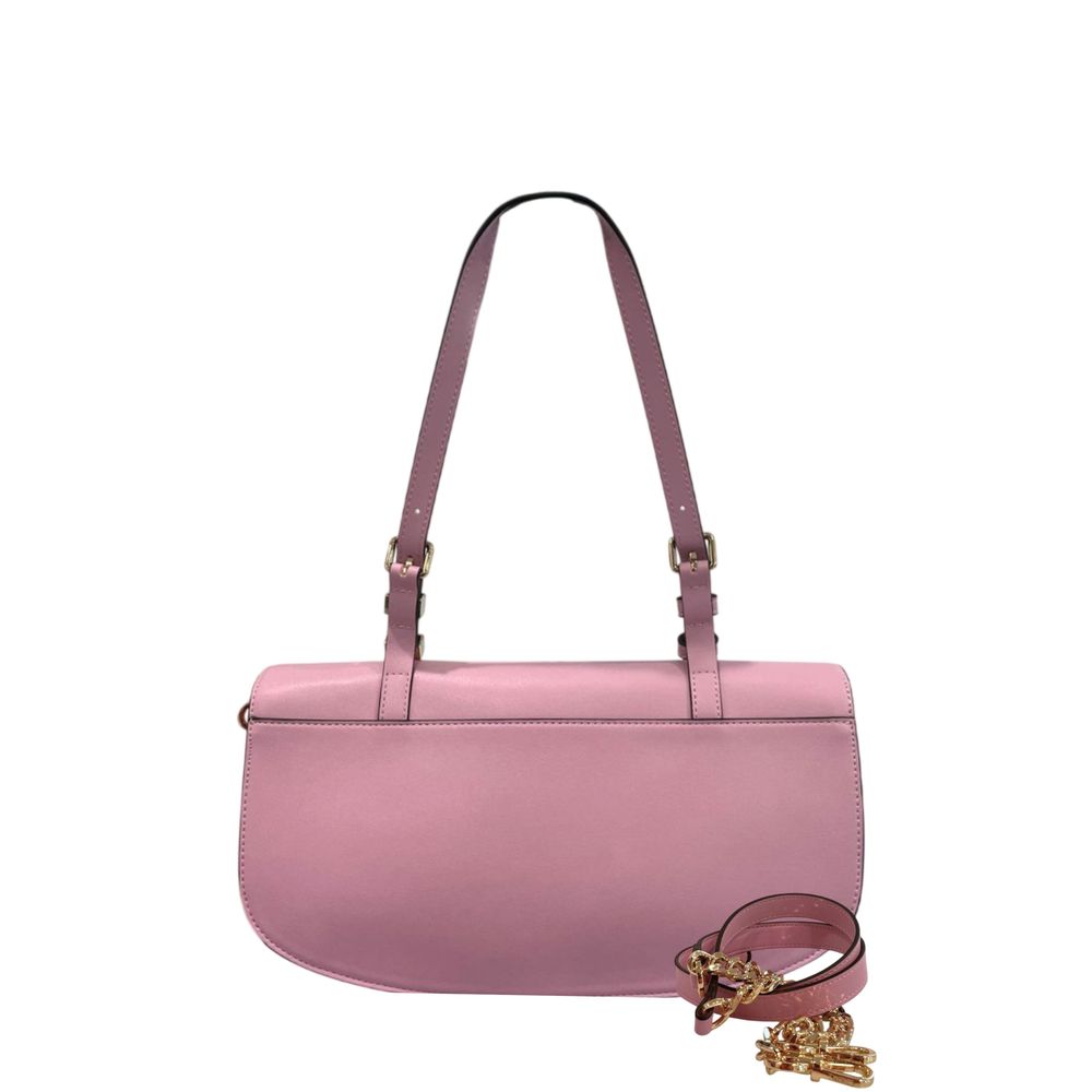 Twinset Pink PU Women's Shoulder Bag