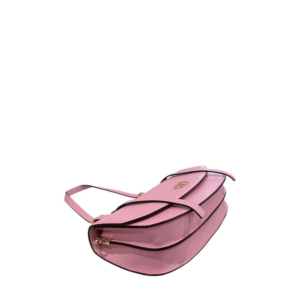 Twinset Pink PU Women's Shoulder Bag