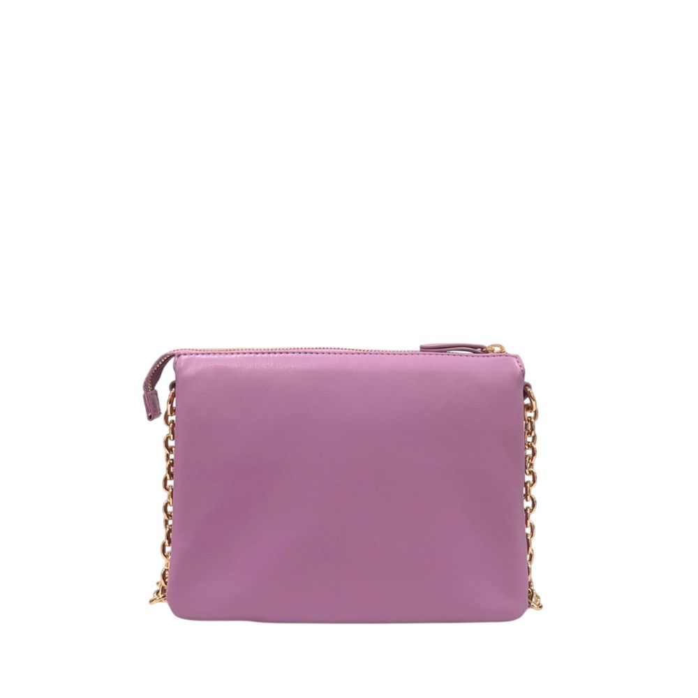 Twinset Lila Kunstleder-Umhängetasche für Damen