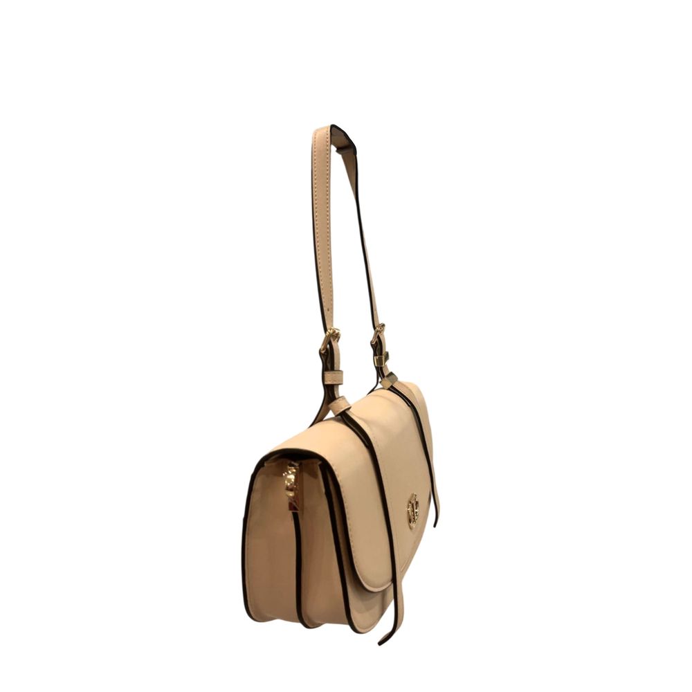Twinset Yellow PU Women's Shoulder Bag