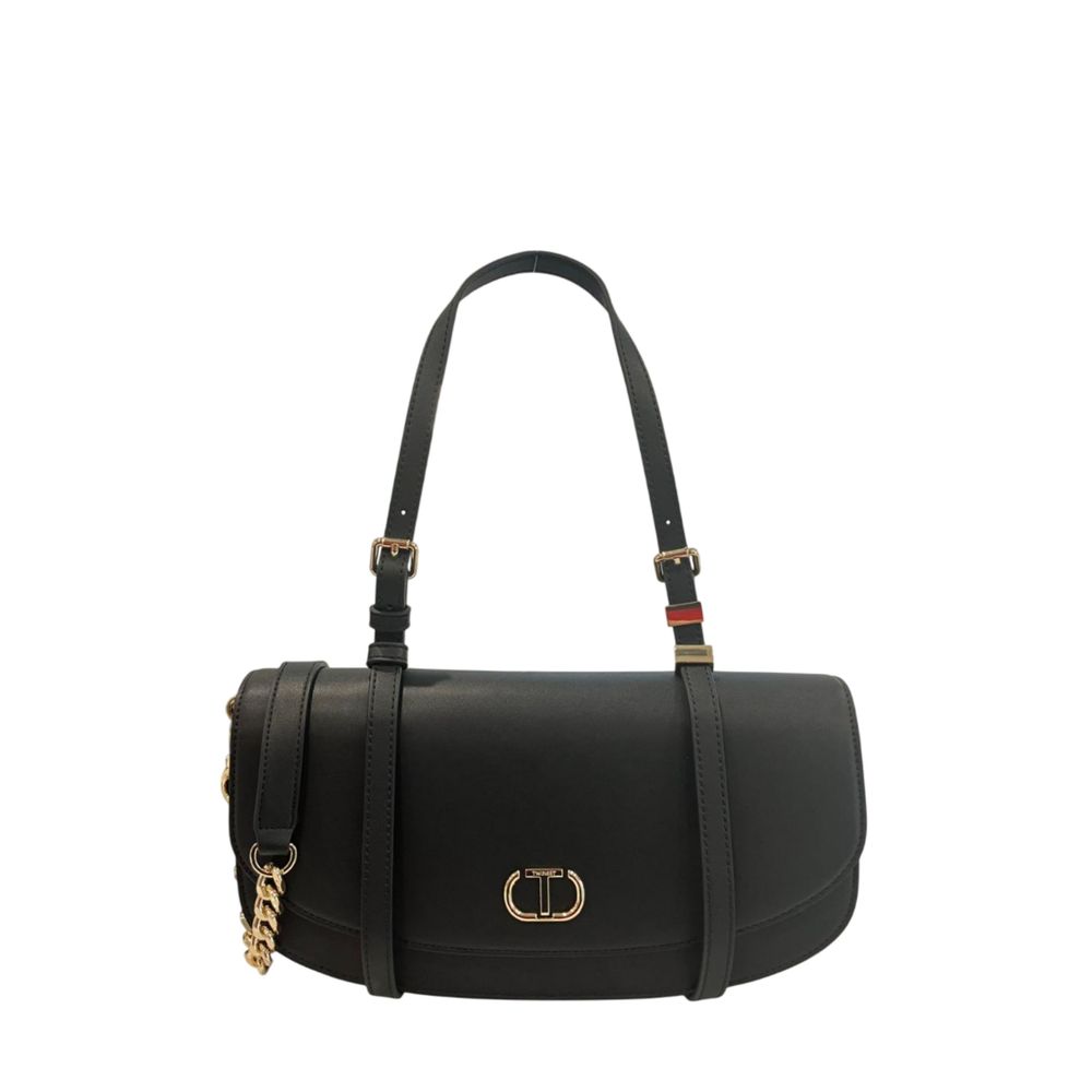 Twinset Women's Black PU Shoulder Bag