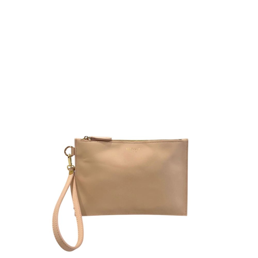 Twinset Pink Polyurethane Women's Clutch
