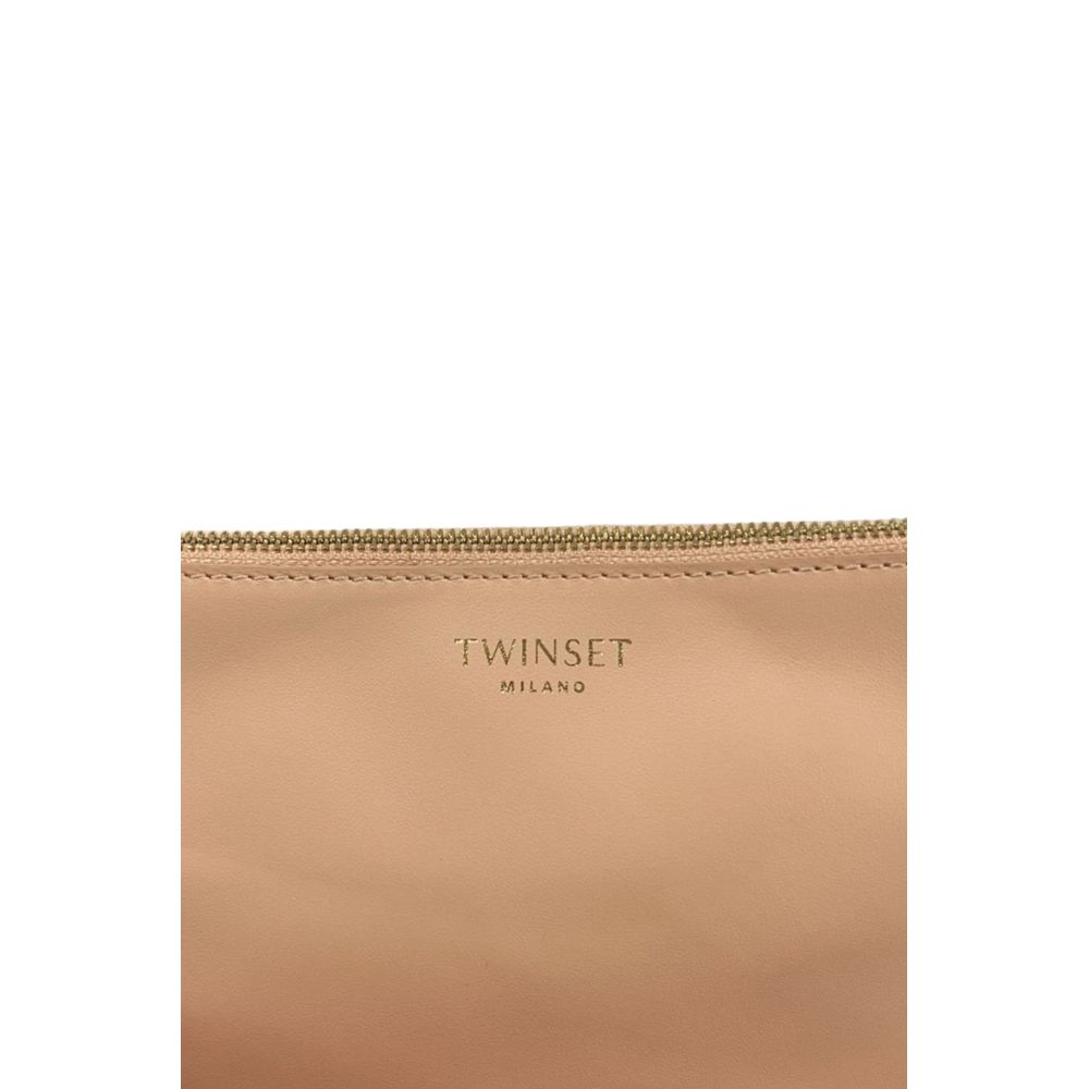 Twinset Pink Polyurethane Women's Clutch