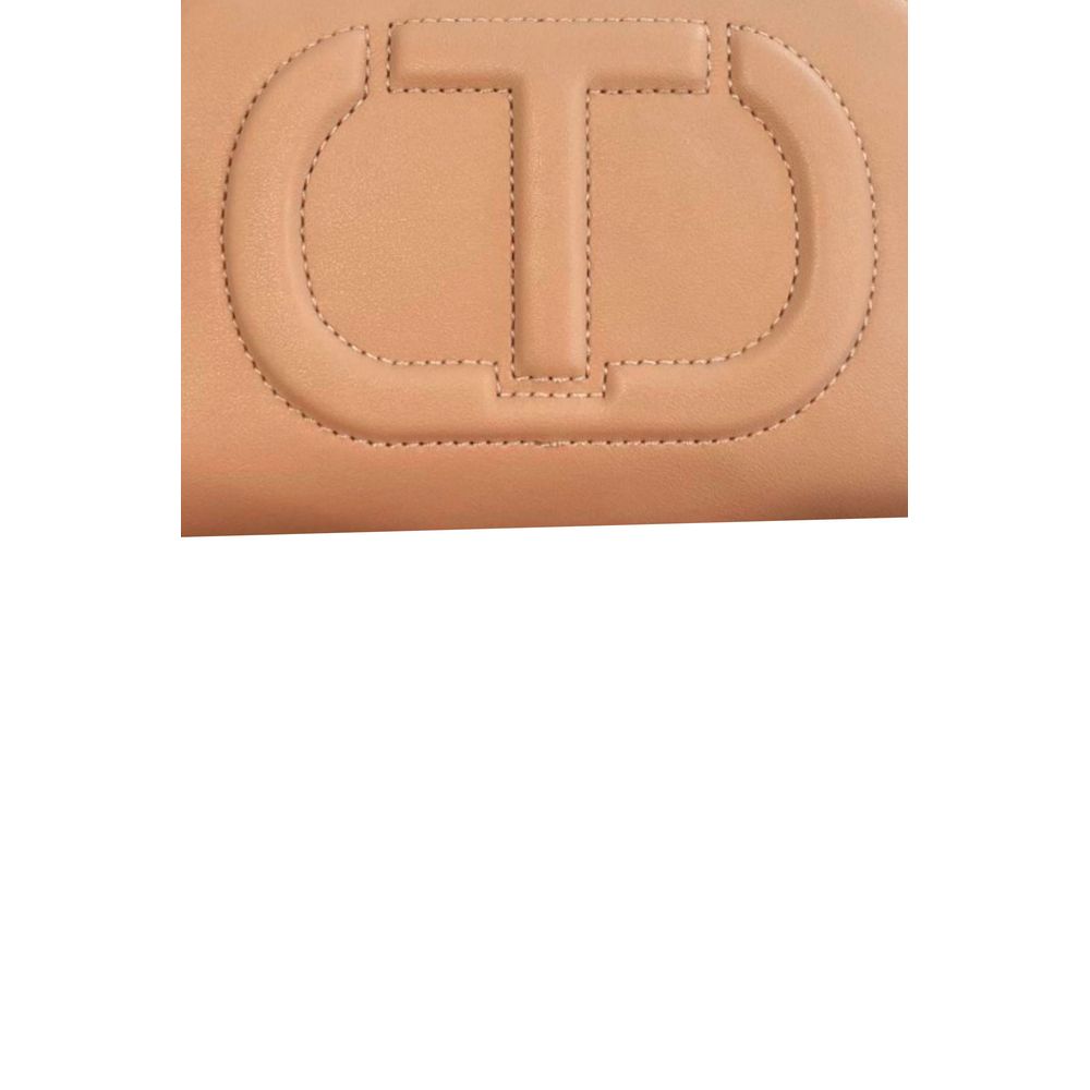 Twinset Women's Pink Faux Leather Shoulder Bag