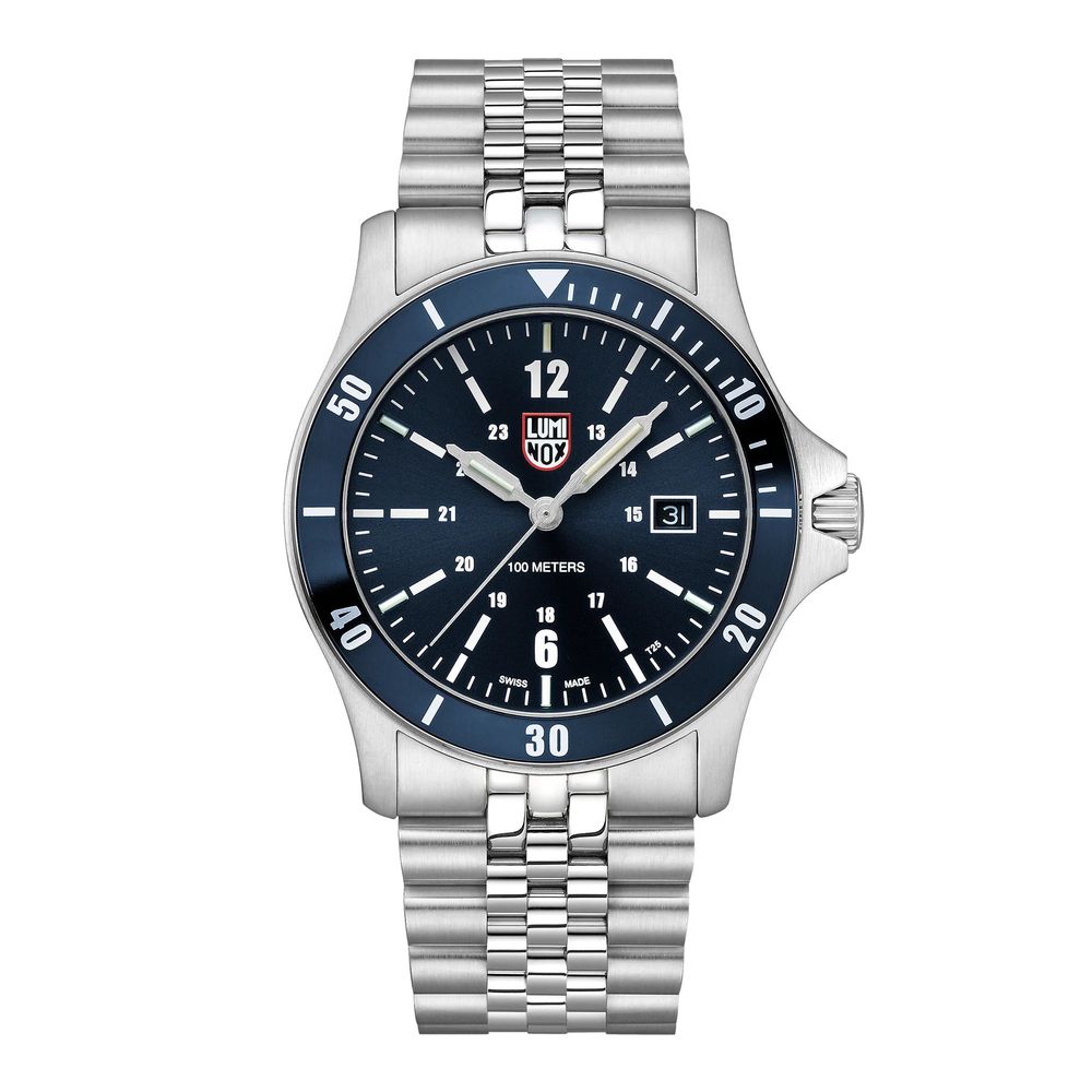 Luminox Grey Stainless Steel Sports Watch