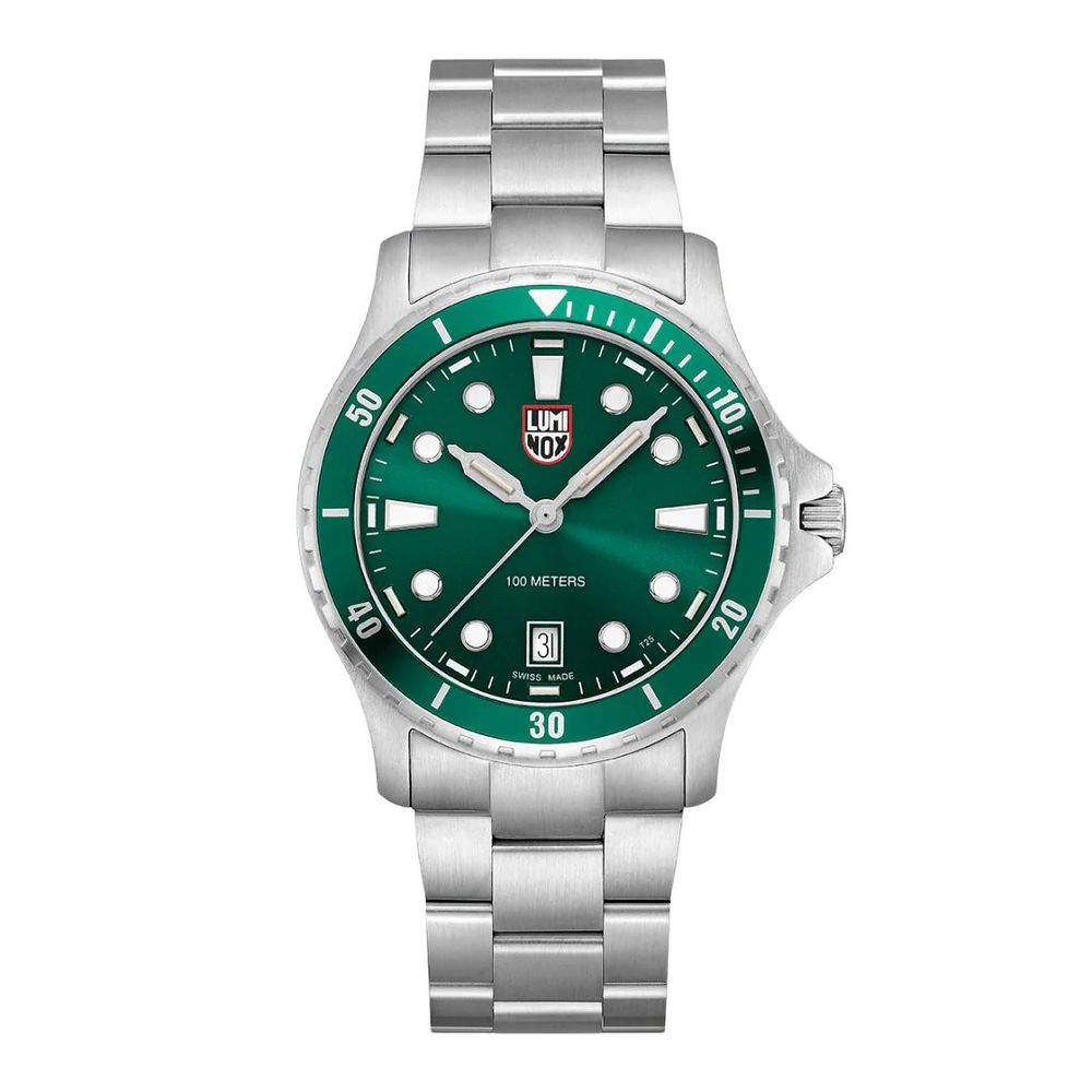 Luminox Graue Sportuhr aus Edelstahl