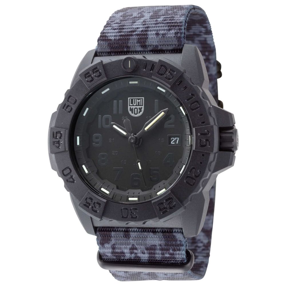Luminox Graue Nylon-Sportuhr