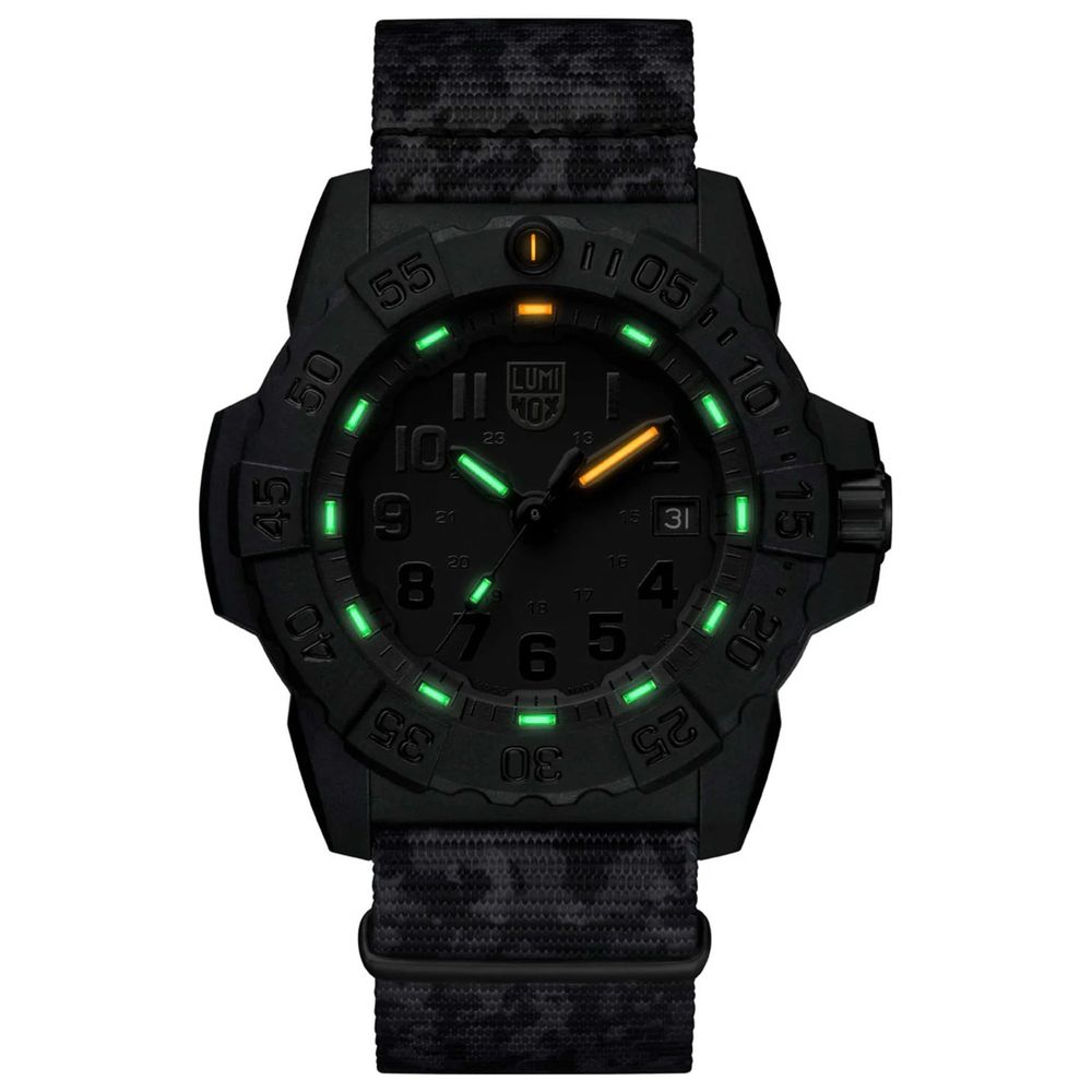 Luminox Graue Nylon-Sportuhr