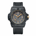 Luminox Schwarze Sportuhr aus Kautschuk