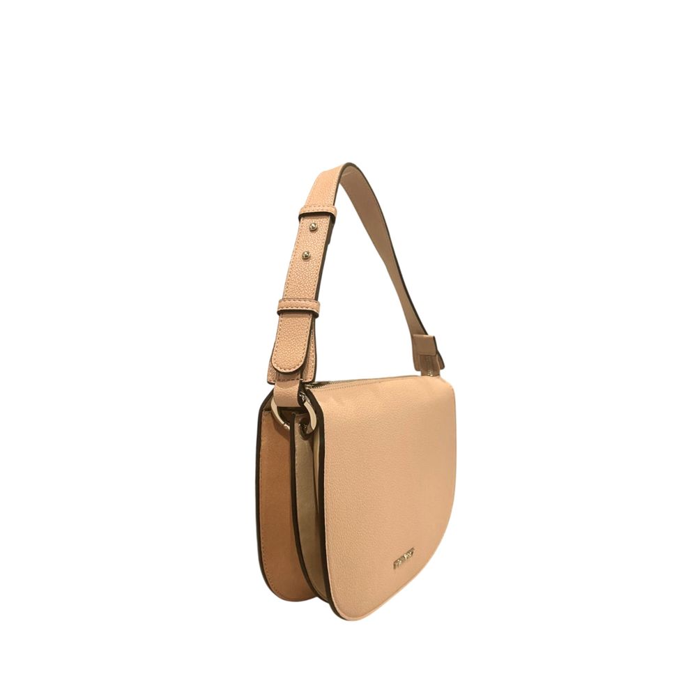 Twinset Pink PU Women's Shoulder Bag