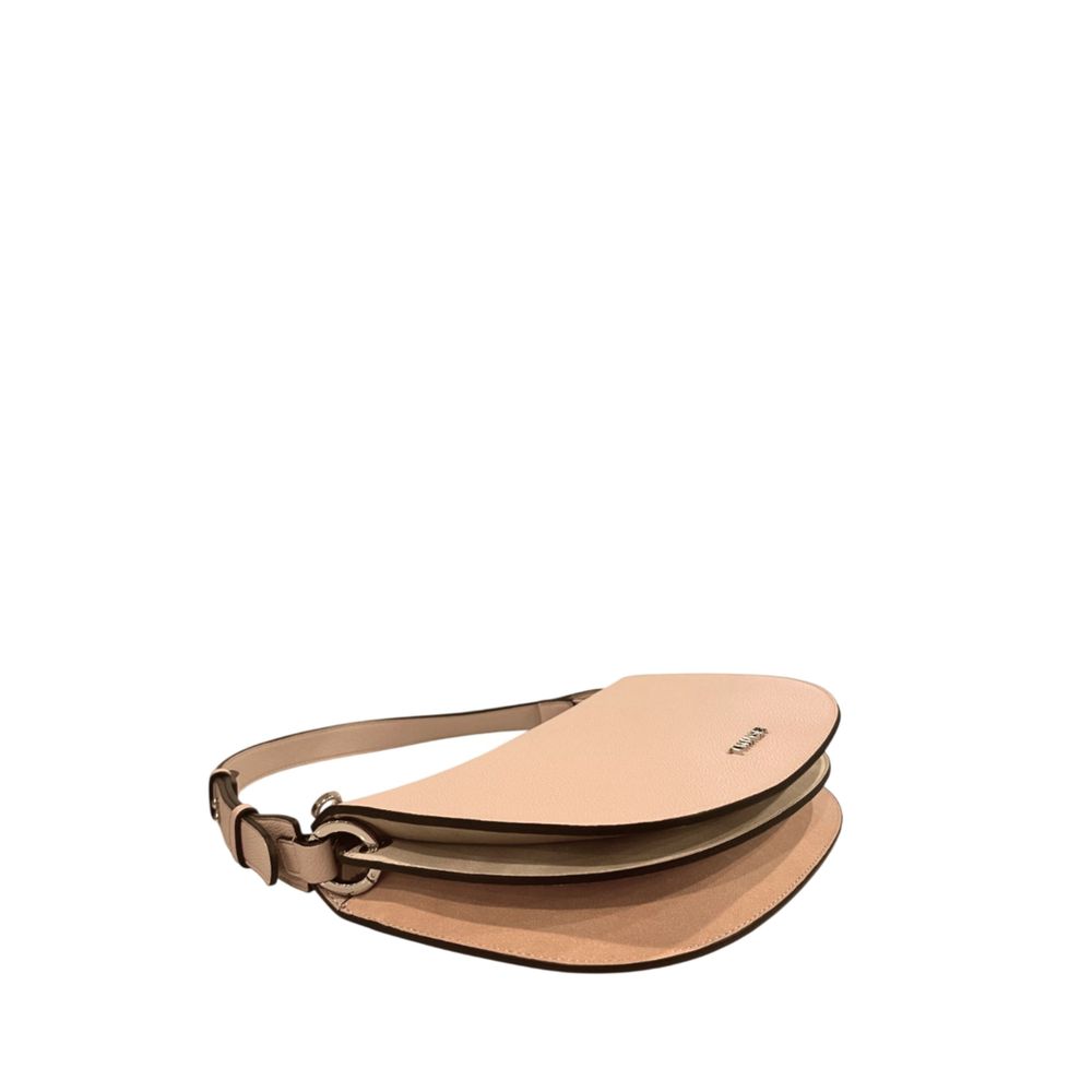 Twinset Pink PU Women's Shoulder Bag