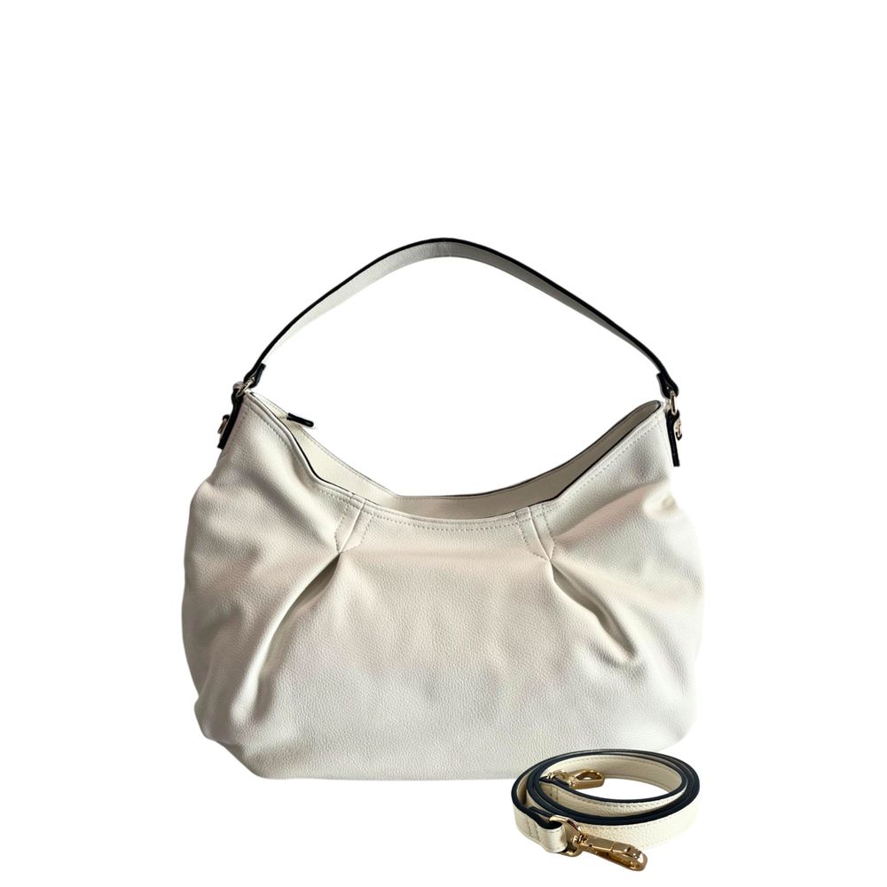 Twinset Weiße Damen-Umhängetasche aus PU