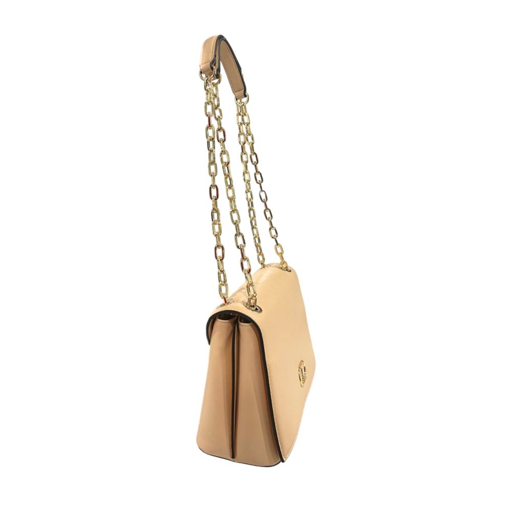 Twinset Pink PU Women's Shoulder Bag