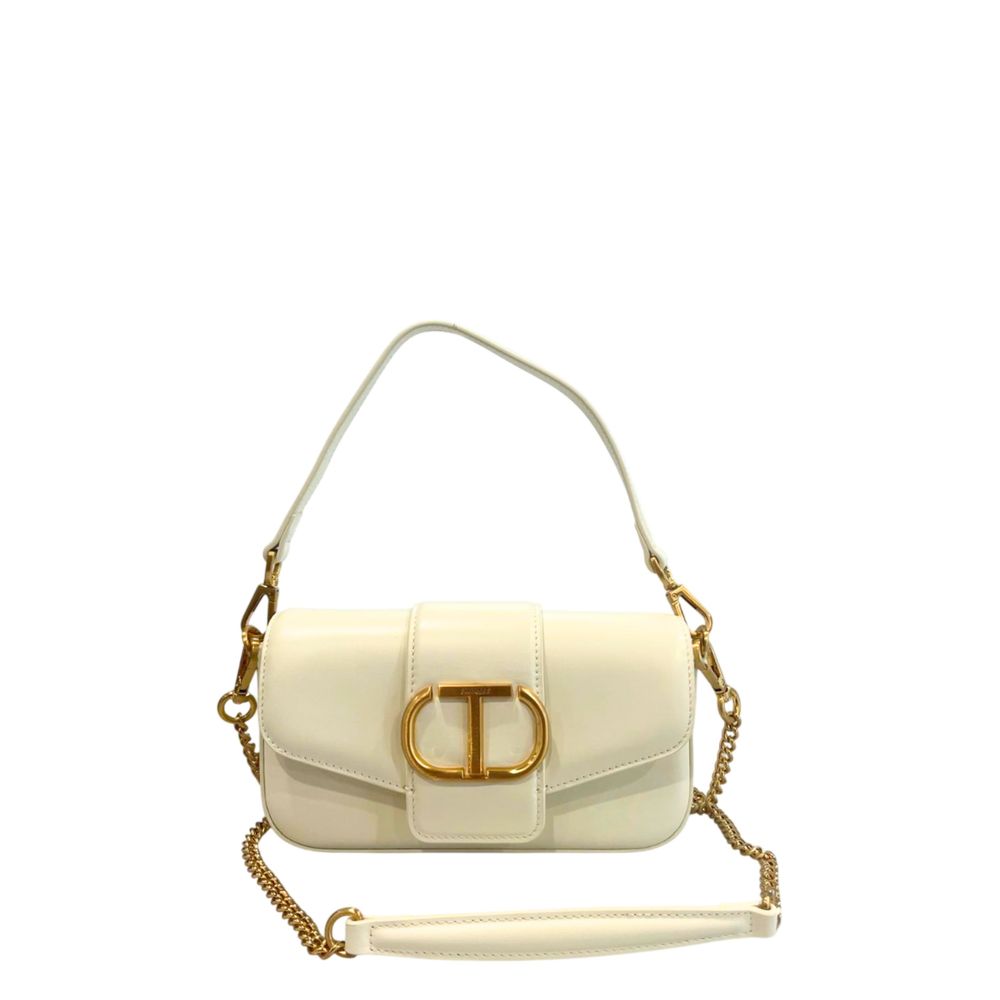 Twinset Weiße Clutch aus Polyethylen