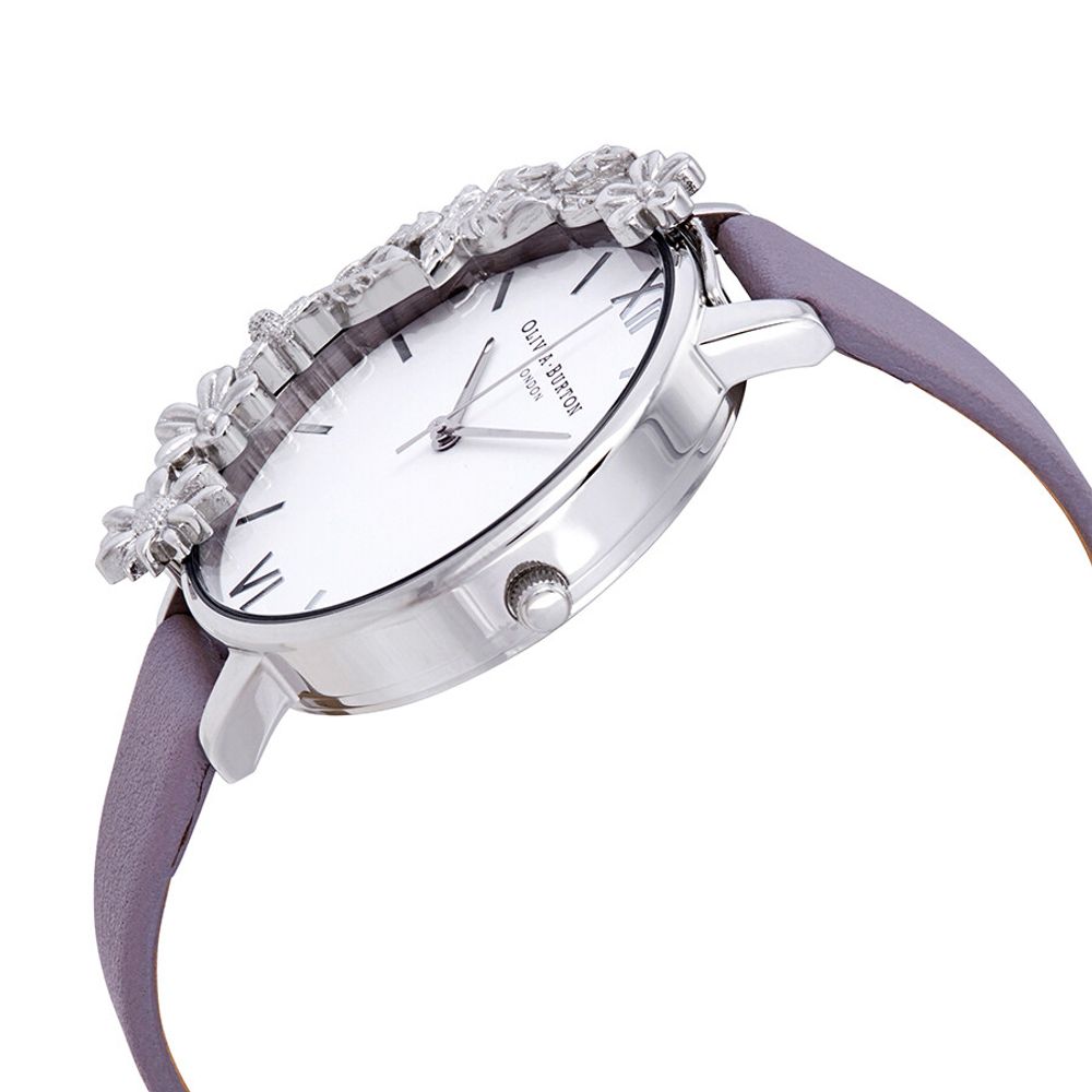 Olivia Burton Lila Faux Leather Dress Watch