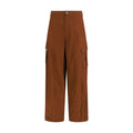 PINKO Brown Cotton Casual Trousers