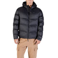 EA7 Emporio Armani Schwarzer Polyamid-Bomber