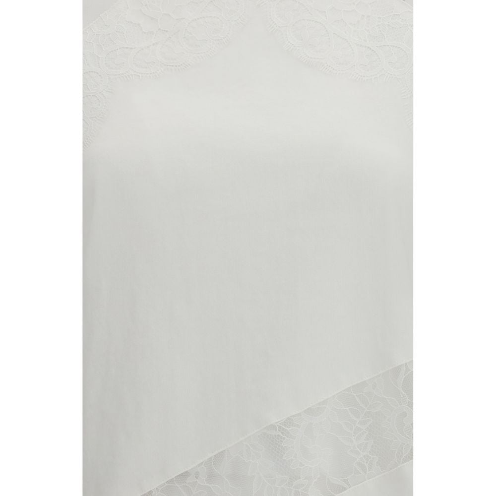 PINKO Weißes Baumwoll-T-Shirt