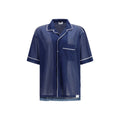 Moschino Blue Polyester Sportswear Top