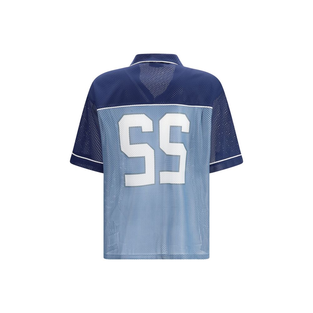 Moschino Blue Polyester Sportswear Top