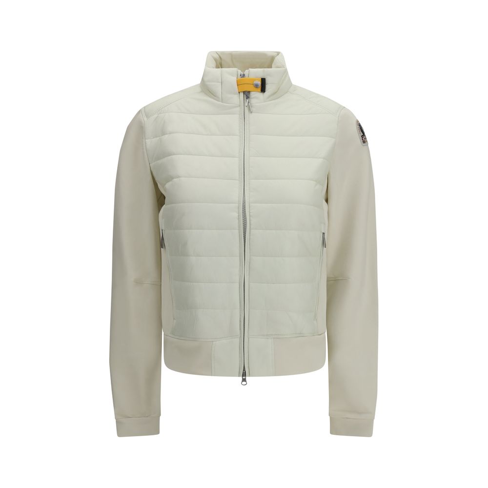 Parajumpers White Polyamide Bomber Jacket