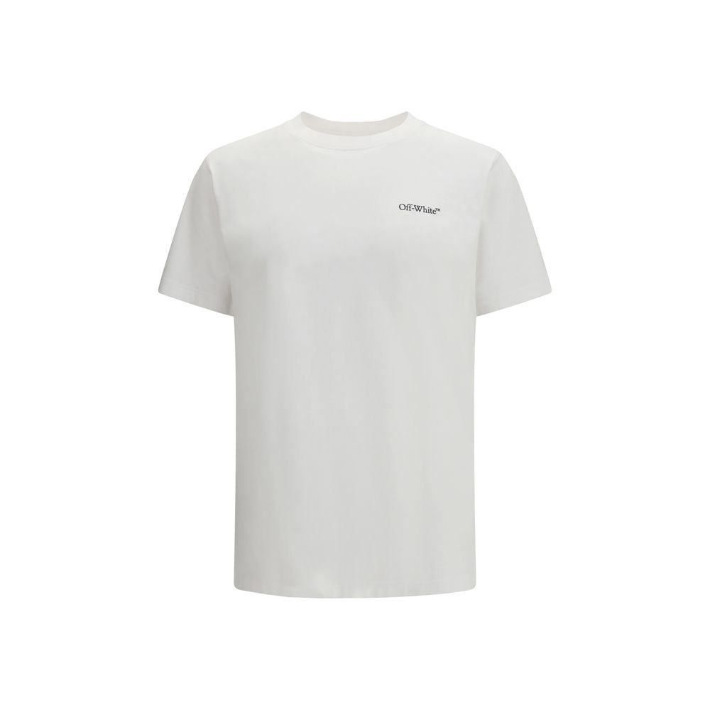 Off-White Weißes Baumwoll-T-Shirt