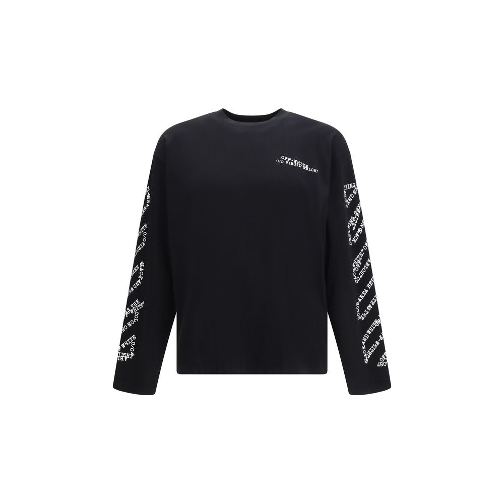Off-White Schwarzer Baumwoll-Sportswear-Artikel