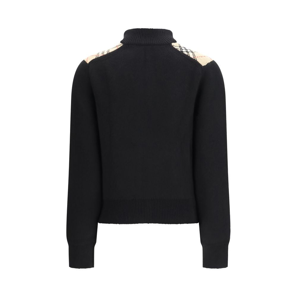 Burberry Schwarzer Wollcardigan