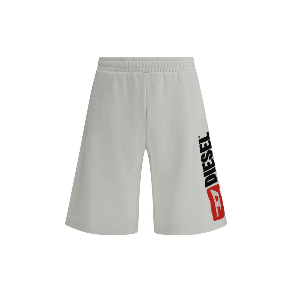 Diesel Weiße Baumwoll-Bermudashorts