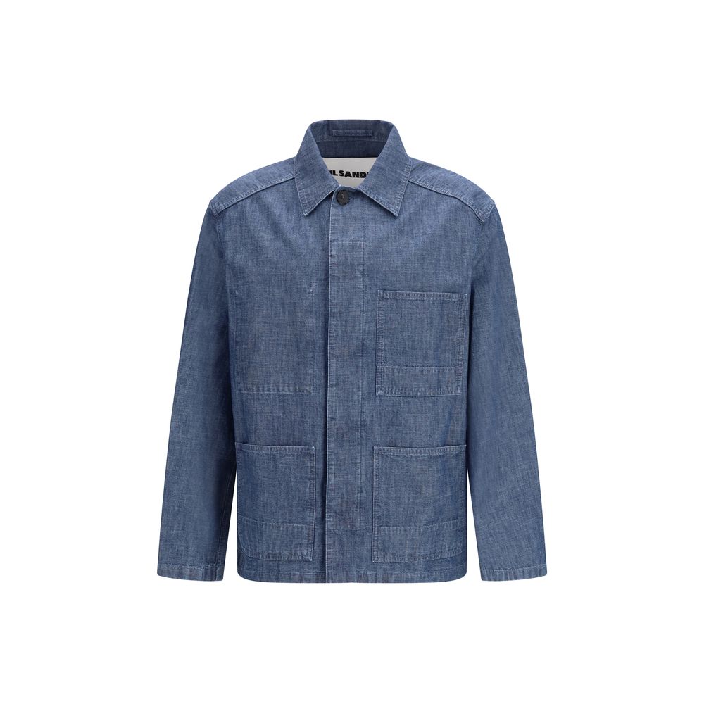 Jil Sander Blaue Baumwoll-Denimjacke