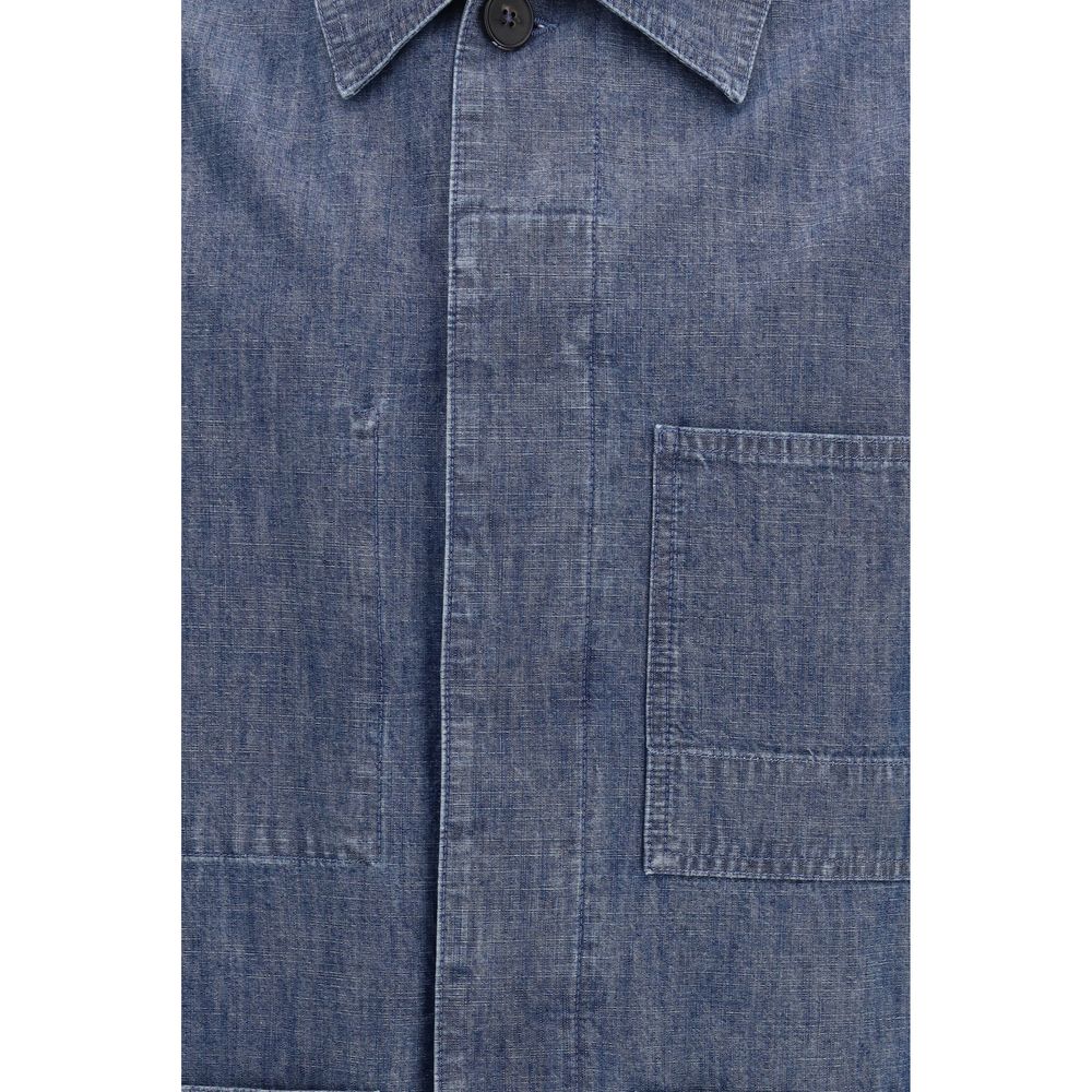 Jil Sander Blaue Baumwoll-Denimjacke