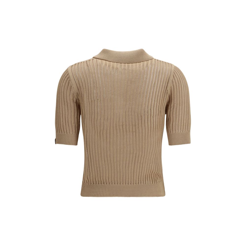 Jacob Cohen Beige Baumwoll-Poloshirt